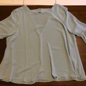 EUC light blue blouse